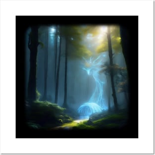 Magical Creature In The Forest Posters and Art